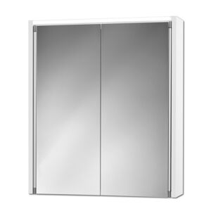 LED-Spiegelschrank 'Nelma' weiß Hochglanz 54 x 63 x 15 cm