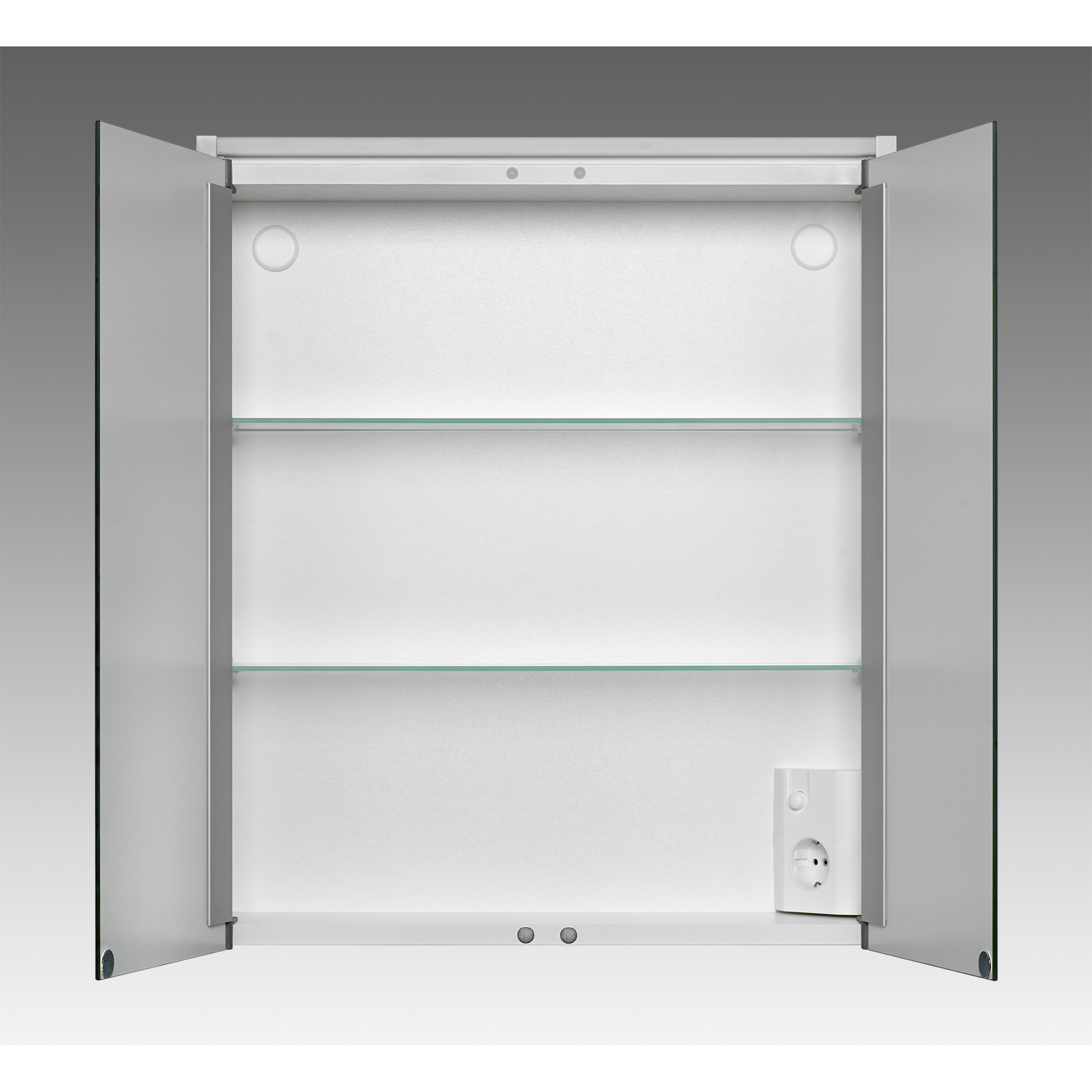 LED-Spiegelschrank 'Nelma' weiß 54 x 15 x 63 cm + product picture