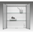 LED-Spiegelschrank 'Nelma' weiß Hochglanz 54 x 63 x 15 cm