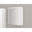 LED-Spiegelschrank 'Nelma' weiß Hochglanz 54 x 63 x 15 cm