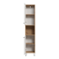 Hochschrank 'Touch' weiß, braun matt 36 x 191 x 29 cm