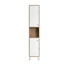Hochschrank 'Touch' weiß, braun matt 36 x 191 x 29 cm