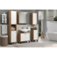 Waschbeckenunterschrank 'Touch' weiß, braun matt 69 x 61 x 33 cm