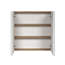 Spiegelschrank 'Touch' braun matt 69 x 70 x 15 cm