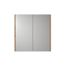 Spiegelschrank 'Touch' braun matt 69 x 70 x 15 cm