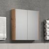 Hängeschrank mit zwei Spiegeltüren