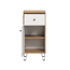 Unterschrank 'Touch' weiß, braun matt 36 x 79 x 29 cm