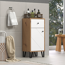 Unterschrank 'Touch' weiß, braun matt 36 x 79 x 29 cm