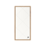 Hängeschrank 'Touch' weiß, braun matt 36 x 79 x 29 cm