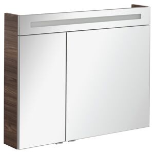 LED-Spiegelschrank 'B.Clever' Ulme Madera 90 x 71x 16 cm