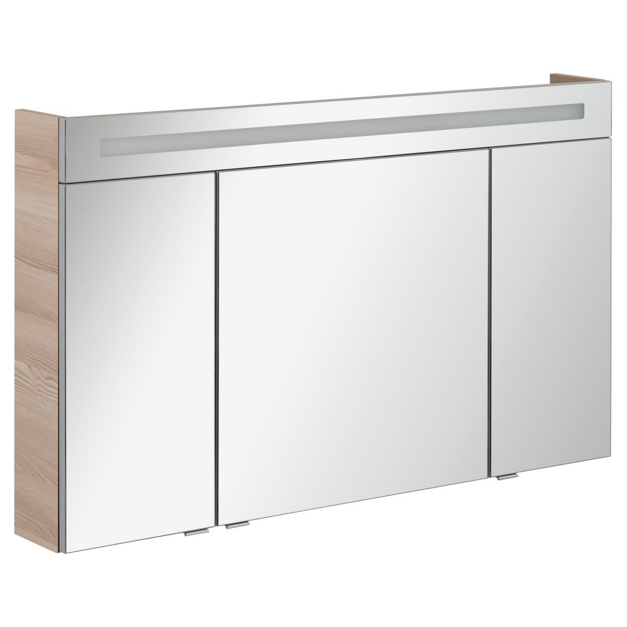 LED-Spiegelschrank 'B.Clever' Alaska Esche 120 x71 x 16 cm + product picture