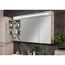 LED-Spiegelschrank 'B.Clever' braun glänzend 120 x 70,6 x 15,8 cm