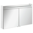 LED-Spiegelschrank 'B.Clever' weiß glänzend 120 x 70,6 x 15,8 cm