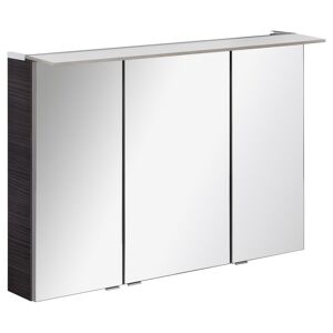 LED-Spiegelschrank 'B.Perfekt' braun glänzend 100 x 69,4 x 15,2 cm