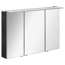 LED-Spiegelschrank 'B.Perfekt' braun glänzend 100 x 69,4 x 15,2 cm