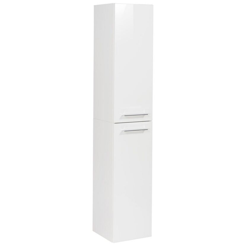 Weißer Hochschrank mit zwei Türen