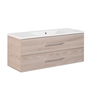 Waschbecken mit Unterschrank 'B.Clever' braun 120 x 50,8 x 46 cm