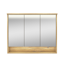 LED-Spiegelschrank 'Milano' braun 90 x 72 x 23 cm