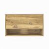 Waschbecken mit Unterschrank 'Mano' braun 90 x 52 x 45 cm