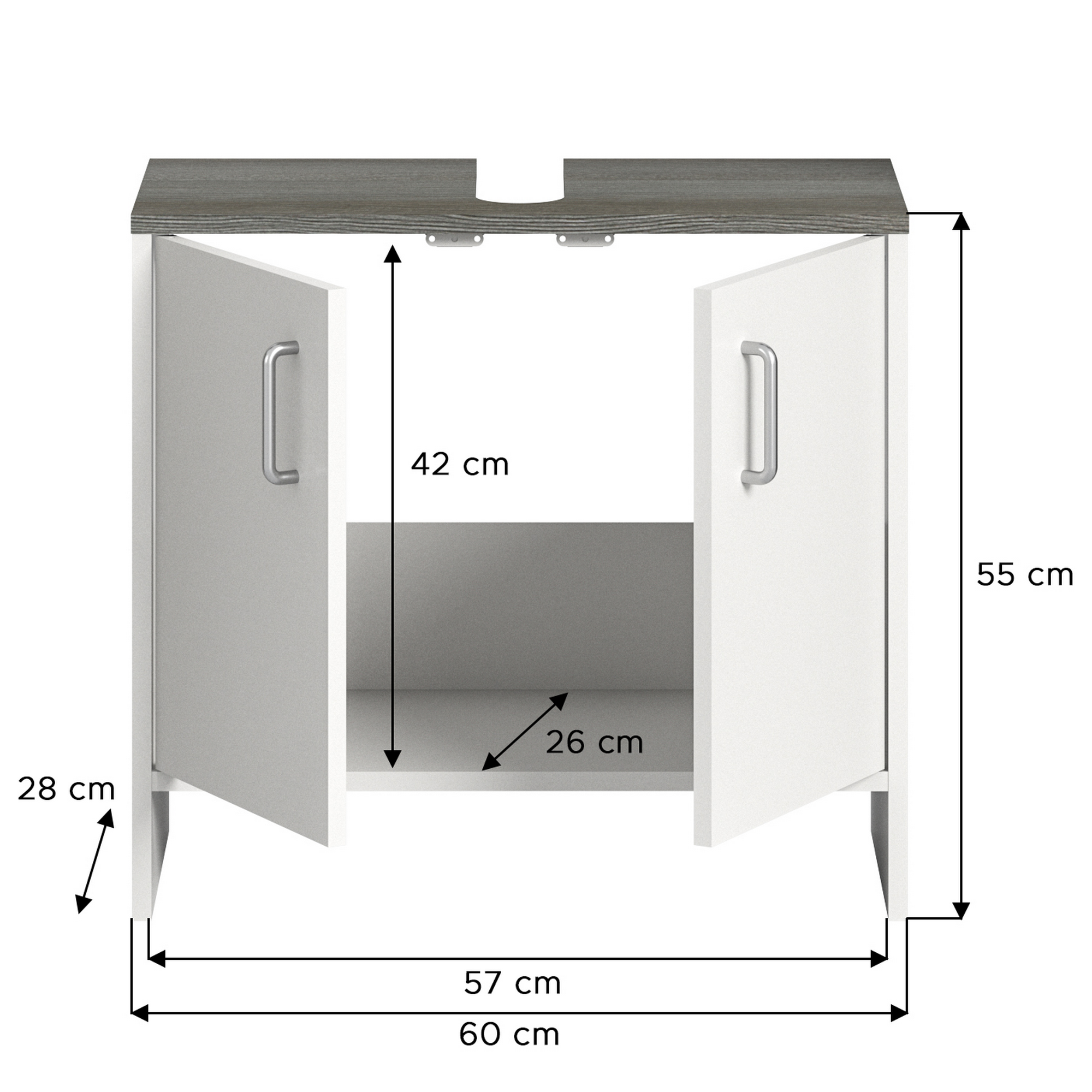 Waschbeckenunterschrank 'Los Angeles' + product picture