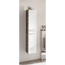 Hochschrank 'Verona' braun, weiß glänzend 30 x 162 x 31,8 cm links