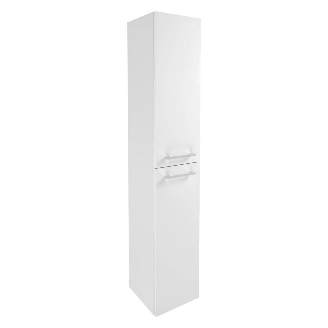 Weißer Hochschrank mit zwei Türen