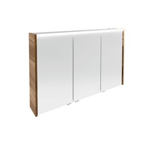 LED-Spiegelschrank 'Verona' braun 110 x 68,3 x 16,5 cm