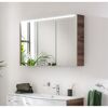 Badezimmerspiegel mit Beleuchtung und Spiegelschrank