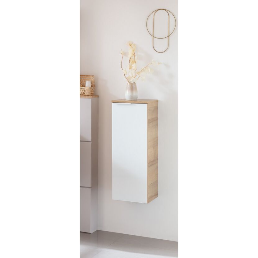 Hängeschrank B.BRILLANT Midi weiß/Eiche