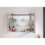 LED-Spiegelschrank 'B.Brillant' braun 80 x 68 x 15,8 cm