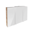LED-Spiegelschrank 'B.Brillant' braun 100 x 68 x 15,8 cm