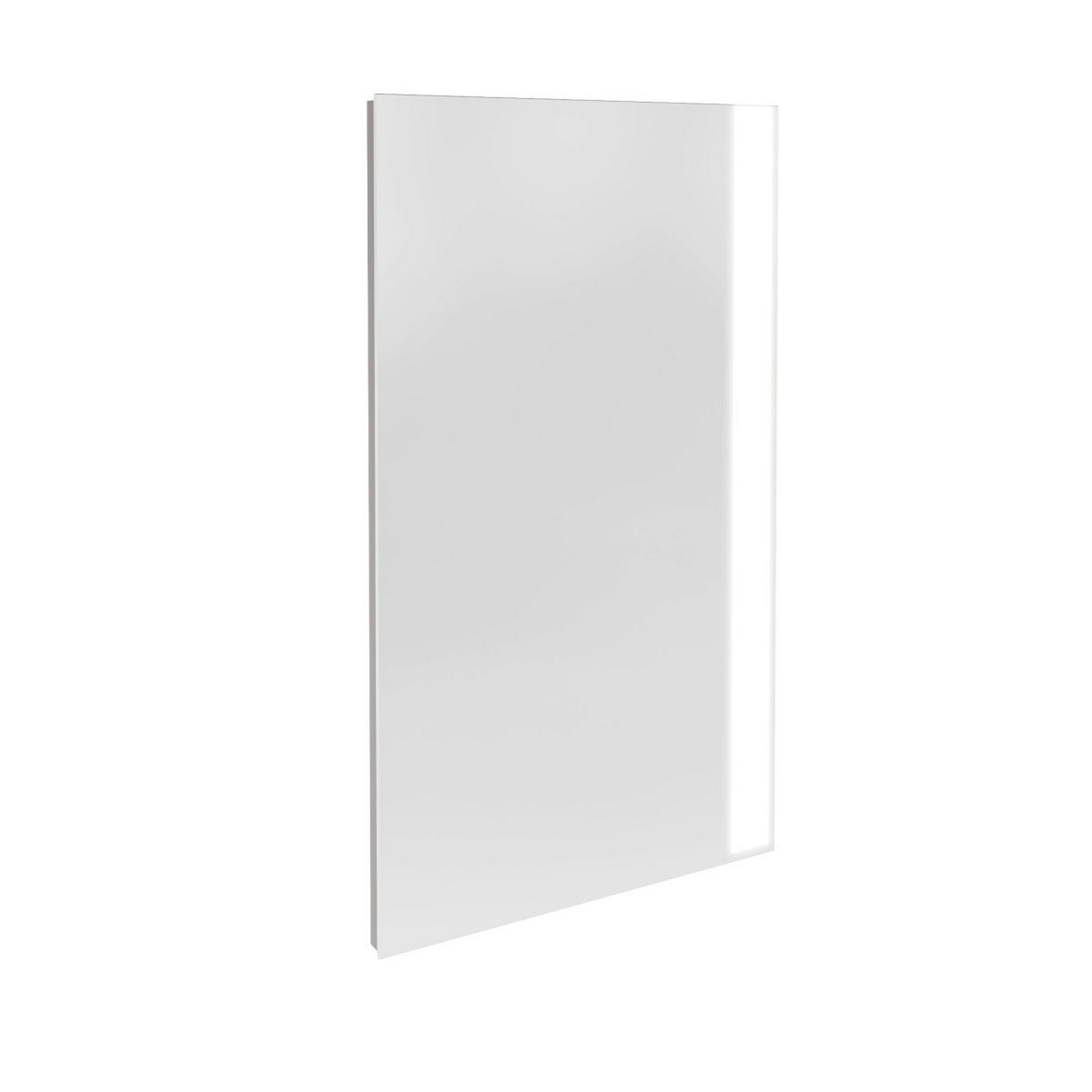 LED-Badspiegel 'Brillant Light' aluminiumfarben 40 x 68 x 2,4 cm