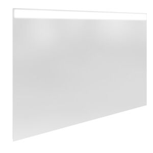 LED-Badspiegel 'Brillant Light' aluminiumfarben 100 x 68 x 2,4 cm