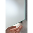 LED-Wandspiegel 'Brillant Light' aluminiumfarben 110 x 68 x 2,4 cm