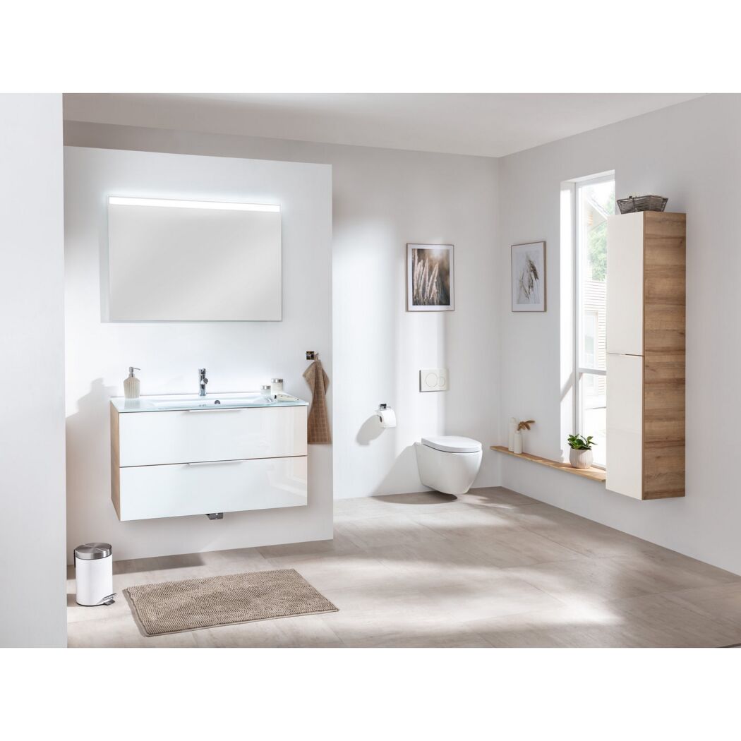 LED-Waschbeckenleuchte 'B.brillant' 4,56 W 665 lm neutralweiß 100 x 1,5 x 1,5 cm