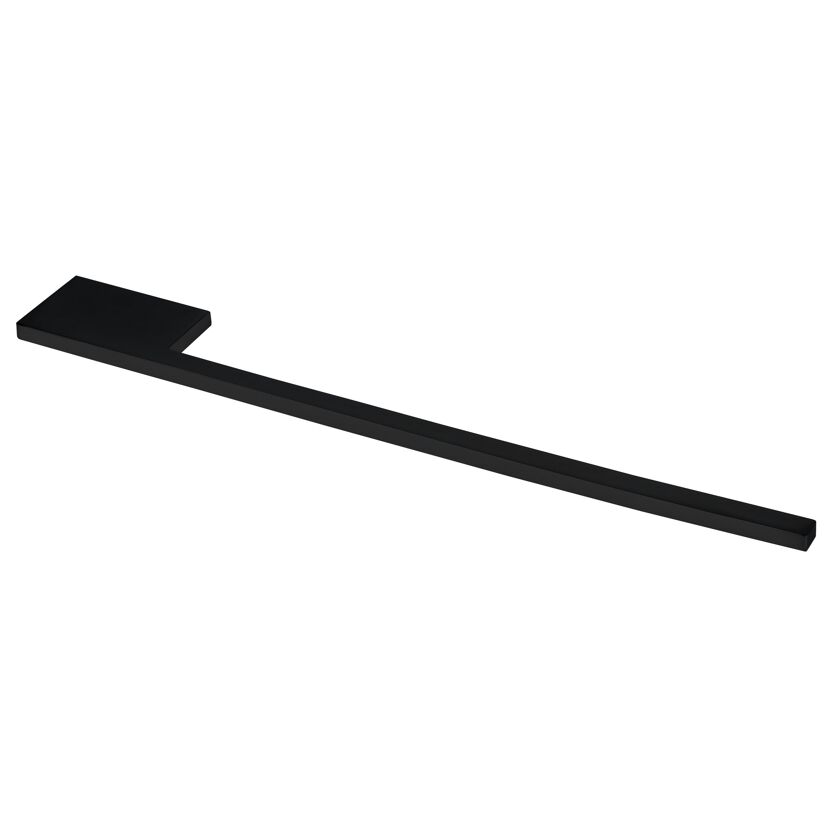 Schwarzer Handtuchhalter, 36 cm