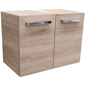 Waschbeckenunterschrank 'A-Vero' braun matt 62,4 x 45,7 x 35,3 cm