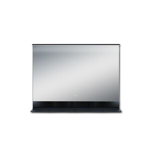 LED-Spiegel 'Black Shelf' 80 x 60 cm