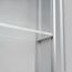 Glasregal im LED-Schrank Aluminio Vegas