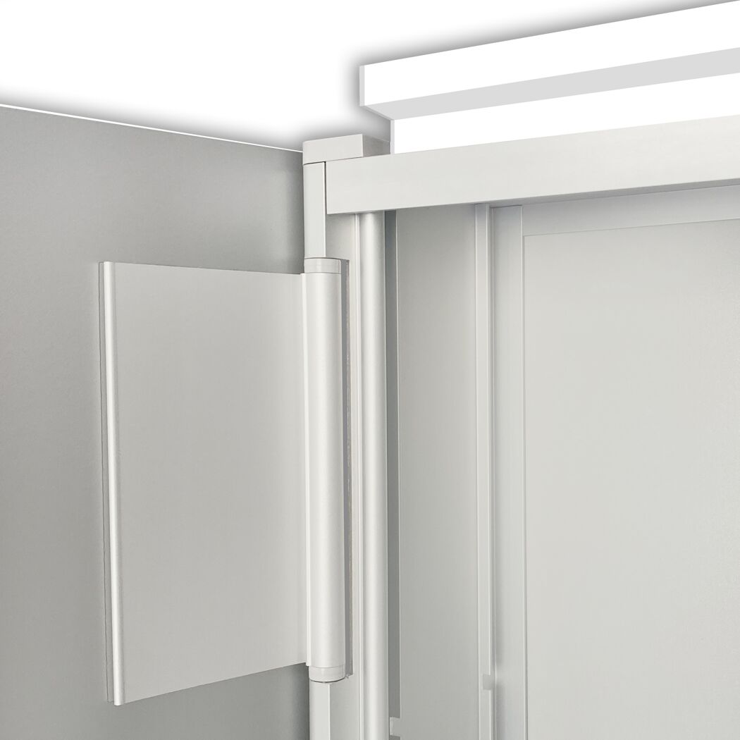 LED-Schrank Aluminio Vegas 40 x 60 cm, Detailansicht
