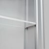 Glasregal im LED-Schrank Aluminio Vegas