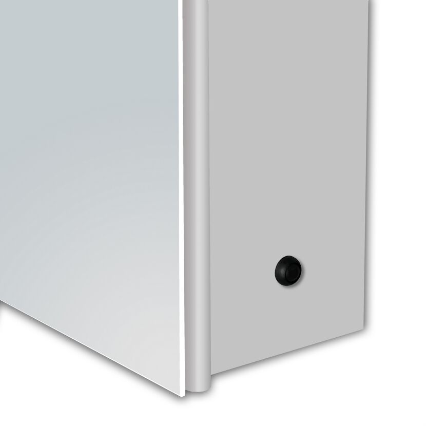LED-Schrank Aluminio Vegas, Ecke unten rechts