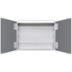 Verkleinertes Bild von LED-Spiegelschrank 'Aluminio Vegas' 70 x 50 x 13,1 cm silber