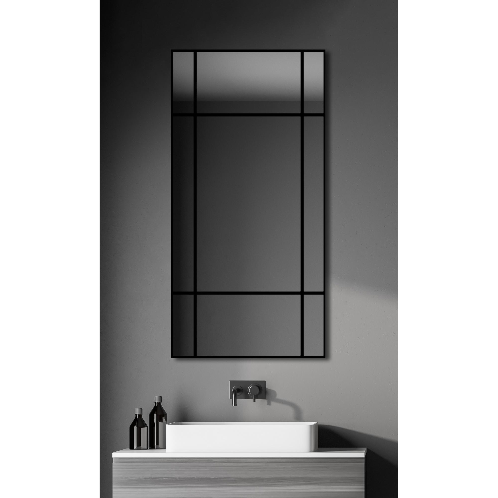 Wandspiegel 'Black Loftstyle' 60 x 120 cm + product picture