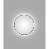 Runder, beleuchteter LED-Spiegel Globo Black