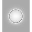 Runder, beleuchteter LED-Spiegel Globo Black