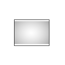 Verkleinertes Bild von LED-Spiegel 'Black Stark' 80 x 60 cm