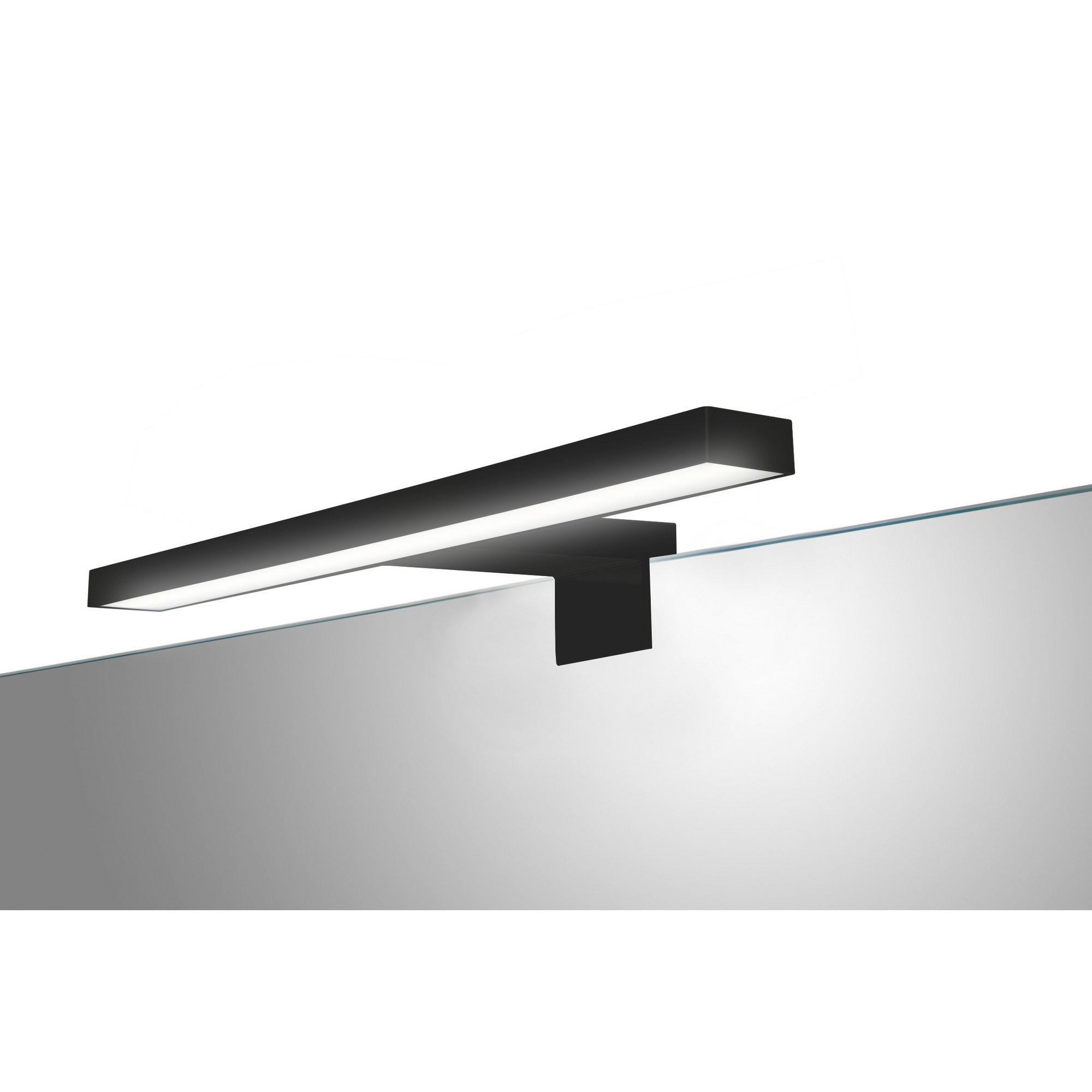 LED-Spiegelleuchte 'Faro' schwarz 30 x 10 cm + product picture