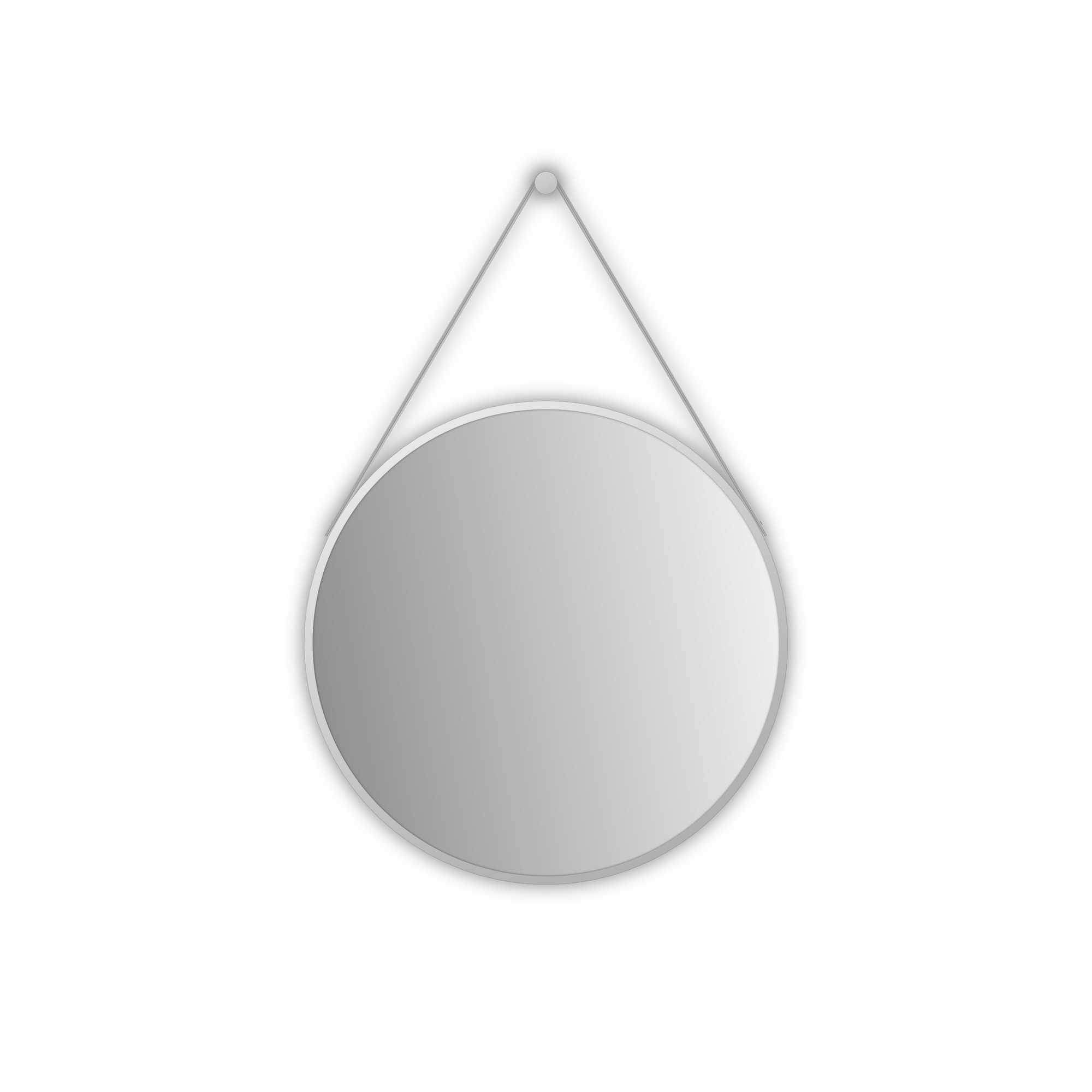 Rahmenspiegel 'Biskaya III' silber Ø 60 cm + product picture