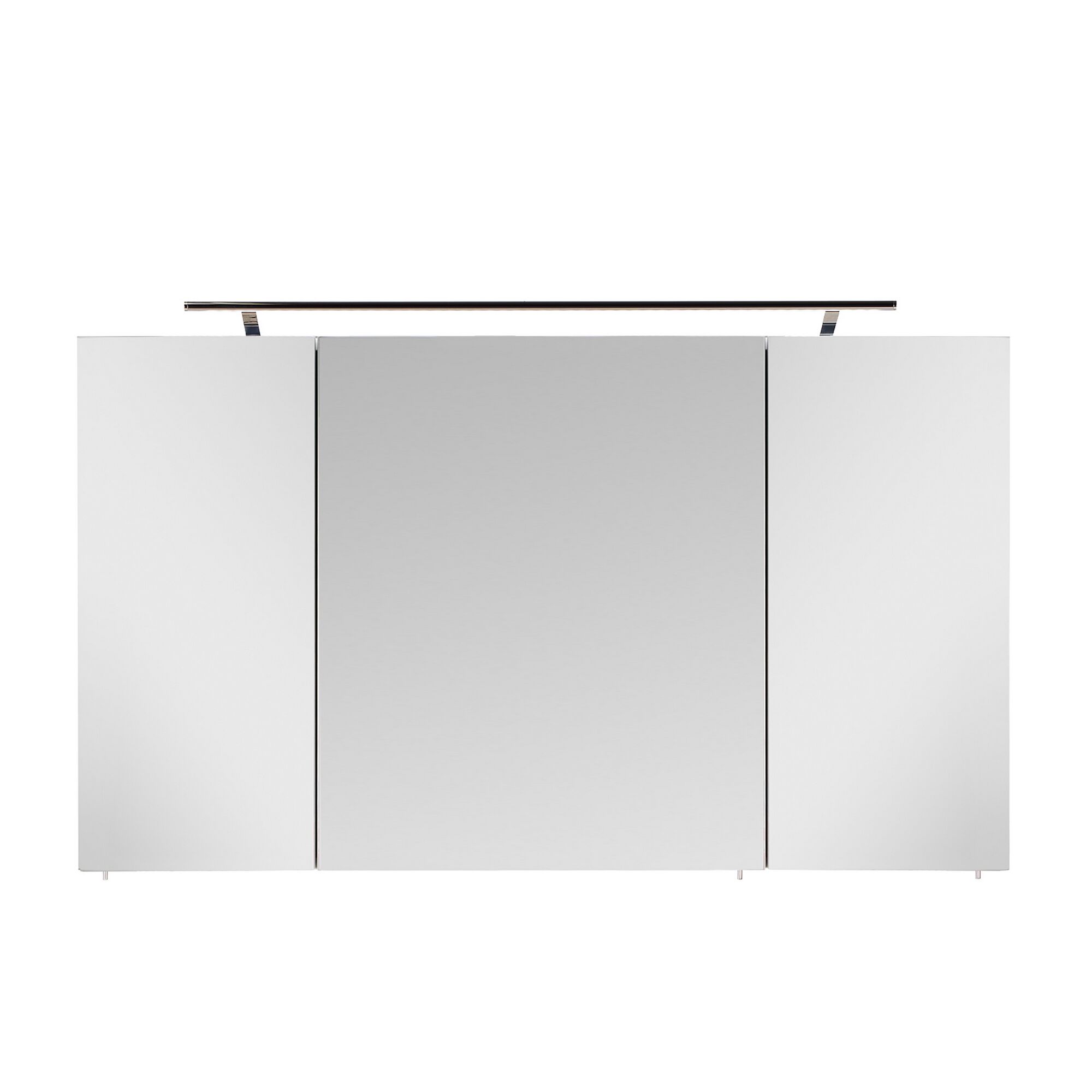 Dreiteiliger Spiegelschrank City 2040 mit Lampe